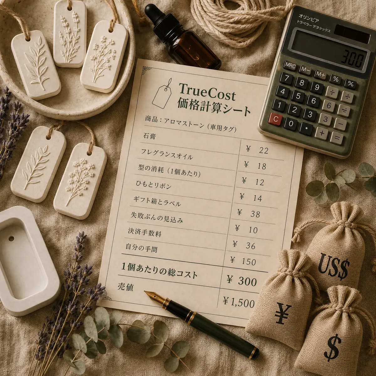 TrueCost 価格計算シート